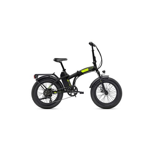 MBM Elektro-Kompaktfahrrad / Faltrad N-VER FOLDING 9.2. 20 Zoll, black-lime