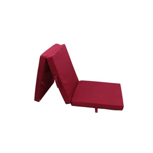 Herlag Klappmatratze Junior Farbe rot, 190x60 cm, Gästematratze, Faltmatratze
