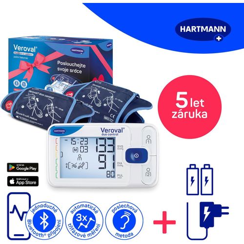 HARTMANN Veroval Duo Control, Bluetooth Geschenkpackung