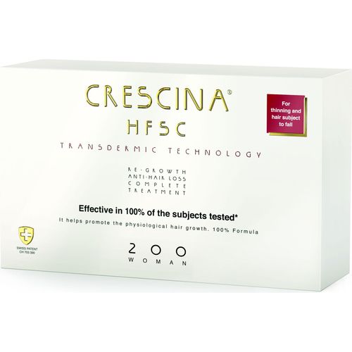 CRESCINA Transdermische Pflege zur Förderung des Haarwachstums und gegen Haarausfall für Frauen (Grad 200) 20 ×