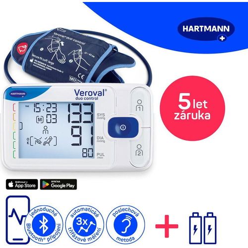 HARTMANN Veroval Duo Control, Bluetooth