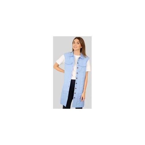 Magda Lang gesteppte Weste - Hortensie - Damen - Vero Moda