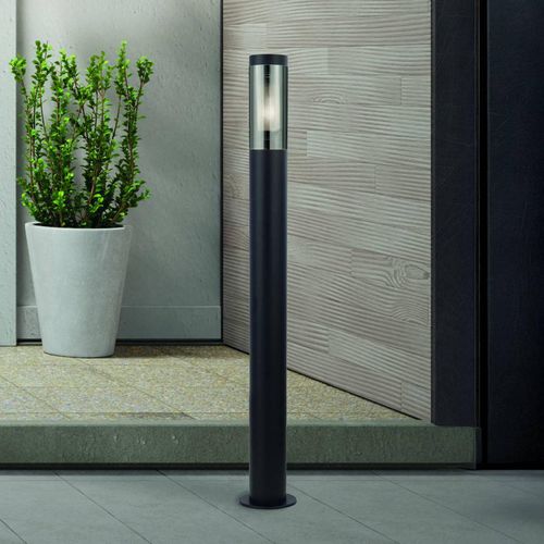 Wegeleuchte Batton, IP44, schwarz, Höhe 90 cm, Metall