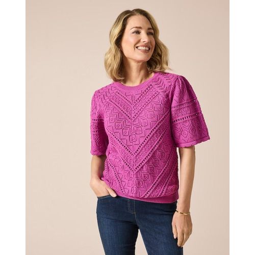 Pullover mit Strickmuster