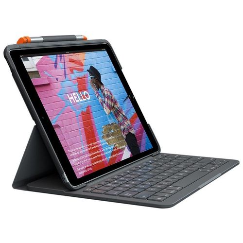 Logitech Slim Folio pro iPad (CZ-Layout, grav.)
