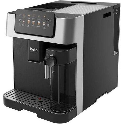 Beko CEG7348X, Espressomaschine, 2 l, Kaffeebohnen, Eingebautes Mahlwerk, 1350 W, Schwarz, Edelstahl