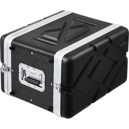 Rack Koffer 6U Server Rack Case - ABS Konstruktion - 361,95mm - Robuster Rack Schrank für effektive Serverlagerung - ideal für Profis