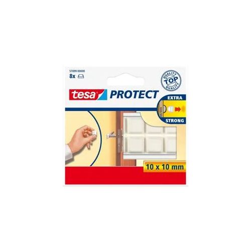 tesa Protect® Schutzpuffer | quadratisch | weiß | 8 Stück