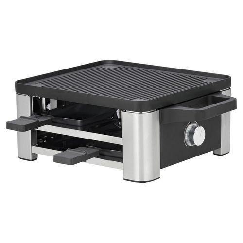 WMF Raclette-Grill Lono , Schwarz, Silber , Metall , Grills & Outdoor-Küchen, Elektrogrills