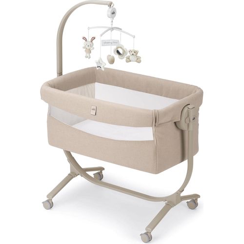 Baby Beistellbett Cullami | Mehr Farben verfügbar | inkl. Wippfunktion | 8-fach höhenverstellbar