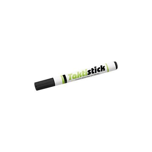 Textmarker Tarifold Taktistick, für Taktifol-Taktikfolien/Taktiboards, Keilspitze, Schreibfarbe Schwarz, 1 Stück