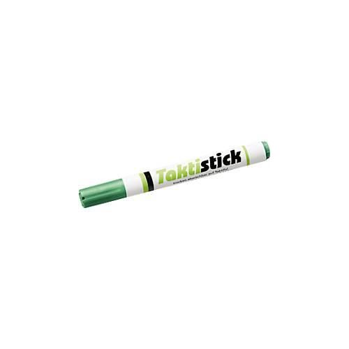 Textmarker Taktistick, für Taktifol-Taktikfolien/Taktiboards, Keilspitze, Schreibfarbe Grün, 1 Stück