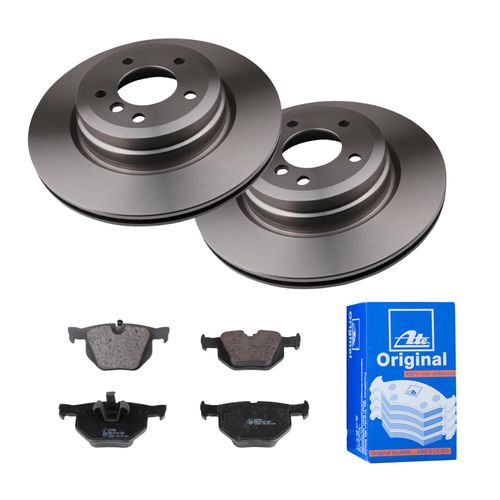 ATE Bremsensatz-Hinterachse Bremsensatz, Scheibenbremse hinten rechts links belüftet 336mm für BMW 34356792565 34216764655 34216855004 IJF141F607 Image