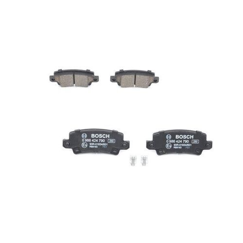 BOSCH Bremsensatz-Hinterachse Bremsensatz, Scheibenbremse hinten rechts links voll 279mm für LEXUS TOYOTA 0446602160 04466YZZD9 0446602040 IJF1414MI2 Image