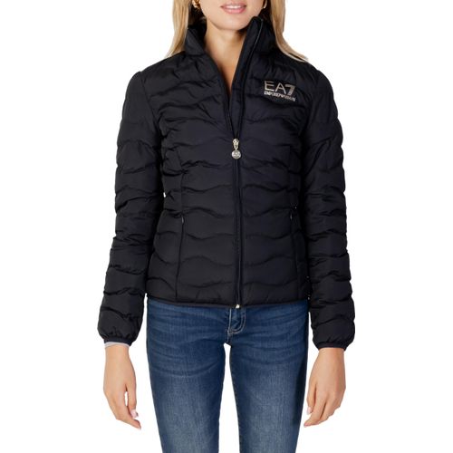 EA7 Schwarze Jacke mit Logo – M