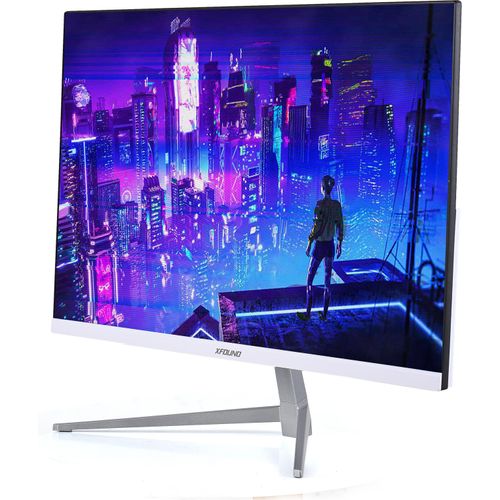 27-Zoll-Gaming-Monitor, Computermonitor, Desktop-Monitor, Displayschutz fuer die Augen, hochklares 16:9-IPS-Panel, 250 cd/m2, ultraduenne LED, 1920 x 1080, schnelle Reaktionsgeschwindigkeit, 75 Hz, kompatibel mit VGA, HDMI, mit VESA-Wandhalterung