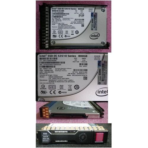 HP Enterprise 800 GB 6G 2,5 Zoll SATA VE PLP SC SSD, 805365-001