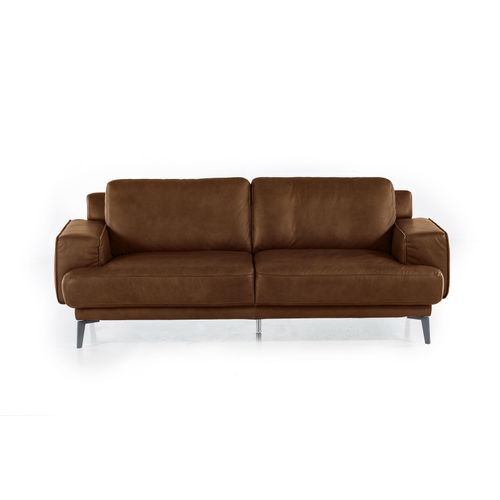 2-Sitzer W.SCHILLIG, braun (tobacco), B:213cm T:94cm, Sofas