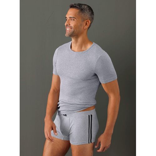 Panty WÄSCHEPUR, Herren, Gr. 6, grau (grau, meliert), 93% Baumwolle, 7% Elasthan, 5% Elasthan, 7% Polyester, 88% Baumwolle, Unterhosen