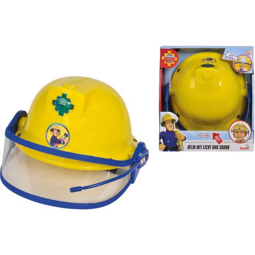 Simba Rollenspiel Feuerwehrmann Sam Feuerwehr Helm mit Funktion