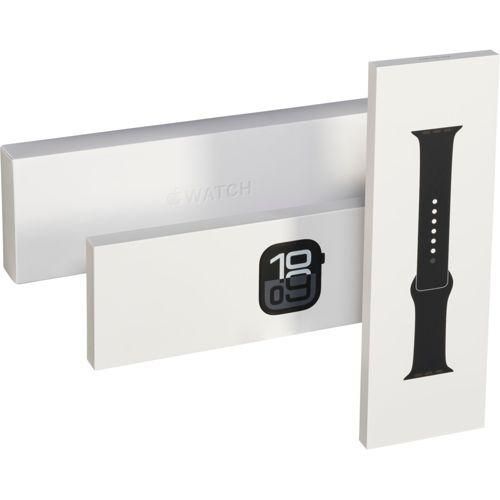 Apple Watch 10 46mm GPS Alu Sport S/M diamantschwarz/schwarz