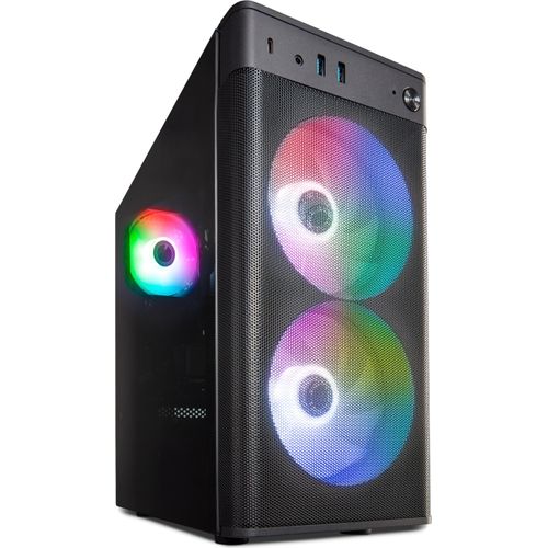 ERAZER Recon E45 Gaming PC (Ryzen 5 5500, 16GB DDR4 RAM, 1TB SSD, Geforce RTX 4060 8GB GDDR6, Windows 11 Home)