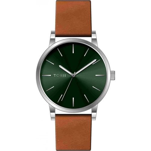 Herrenuhr TORII S41CL.FS, grüne klassische Mode