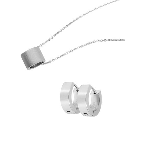 Ohrhänger-Set LADY, silber (silberfarben), Ohrringe, Damen