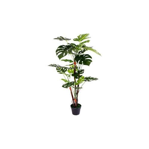 Kunstpflanze meet® by Paperflow Monstera, inkl. Kunststoff-Topf, H 1300 mm, PEVA