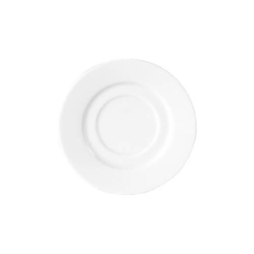 Kaffee-Untertasse Caterado ISTA, rund, spülmaschinenfest, Ø 144 x H 15 mm, Porzellan, weiß, 6 Stück