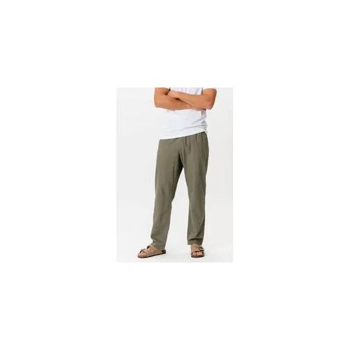 Leinen Pants - Armee - Mann - TeeShoppen