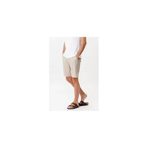 Leinen Shorts - Sand - Mann - TeeShoppen