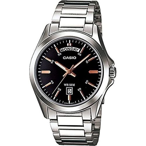Casio Collection MTP-1370D-1A2 Herrenuhr Edelstahlarmband