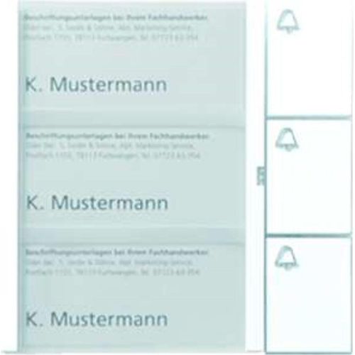BTM 650-03 W Tasten-Modul 3 Ruftaste