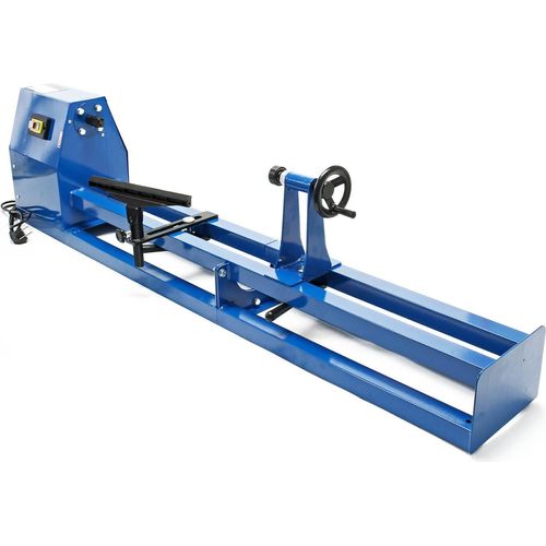 Wiltec Drechselbank 350 W mit verstellbarem Reitbock, Drechselmaschine mit Planscheibe u. Sicherheitsschalter, Drehbank für Holz bis 1000 mm Länge