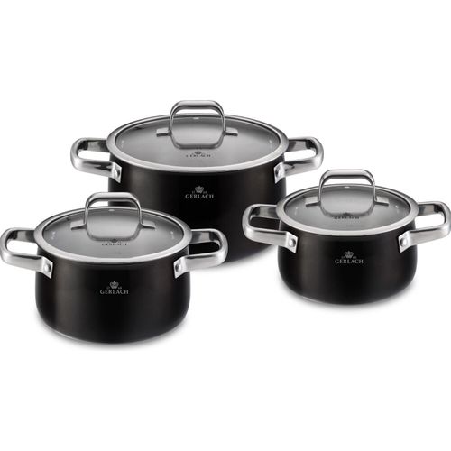 Topfset Gerlach, 6-teilig, Edelstahl, lackiert, Prime