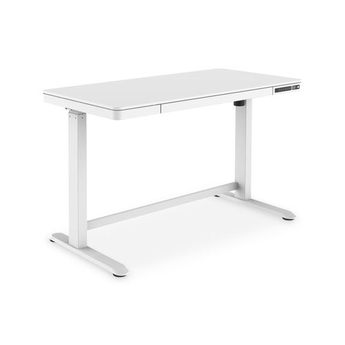 DIGITUS ergonom. Schreibtisch 120x60x12cm mit USB-Ladestation