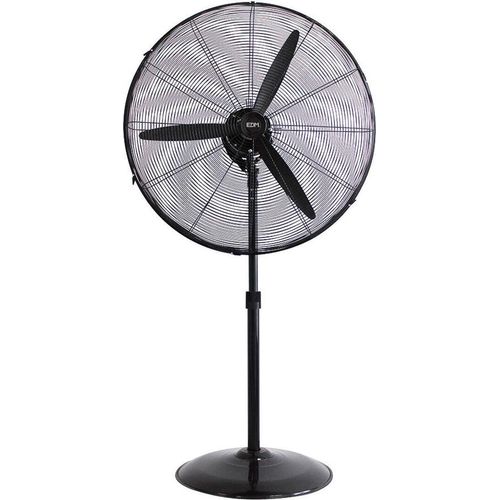 Freistehender Ventilator EDM Industriell Schwarz 180 W