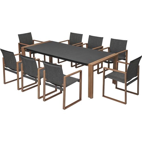 nabbi Aluminium Gartenset Ungehorsam - natur / dunkelgrau