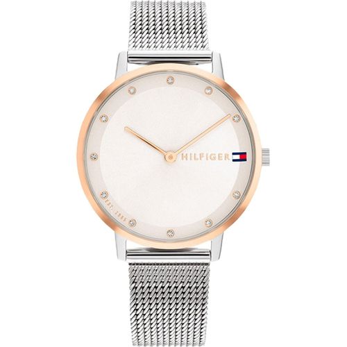 Damenuhr mit Milanaisearmband bicolor - Tommy Hilfiger Modell: 1782666