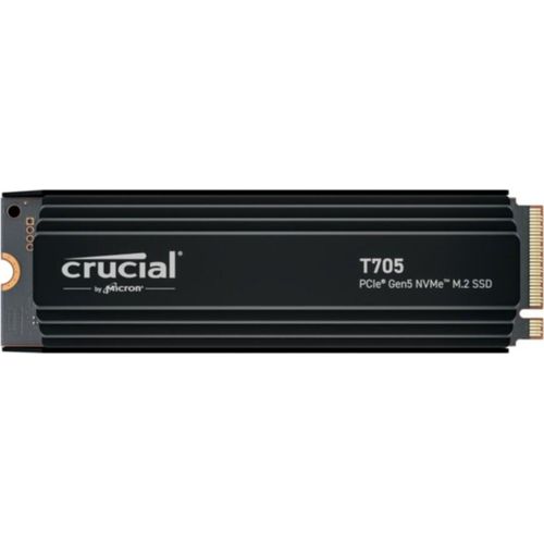Crucial T705 4TB M.2 PCIe Gen5 NVMe mit Kühlkörper