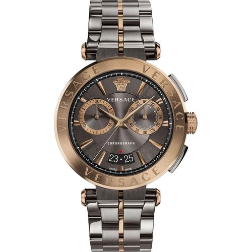 Versace Herren Uhr Armbanduhr Chronograph AION VE1D02023 Edelstahl