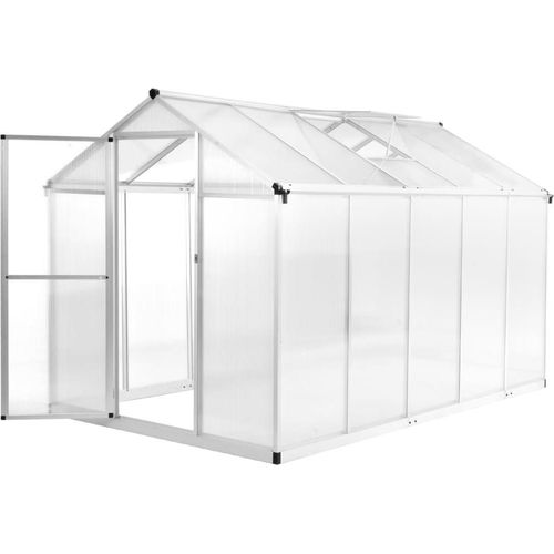Gewächshaus Aluminium 302x190x195 cm 11,19 m³