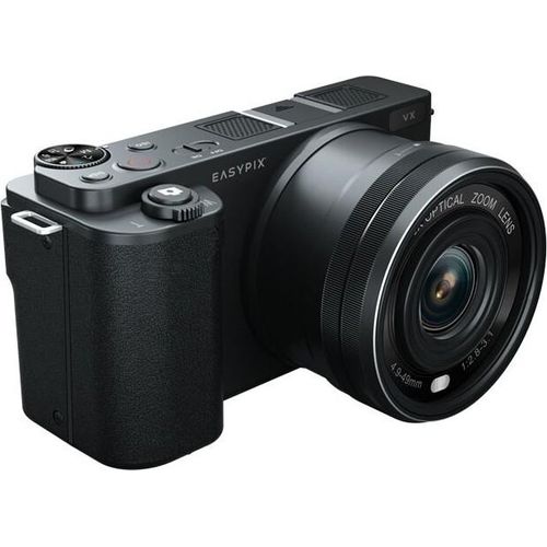 Easypix PowerPro VX6430 - Kompaktkamera mit WiFi, Zoom optisch de 10x, Auflösung de bis zu 64 MP, Display de 2,8 Zoll, Anschluss de Mikrofon