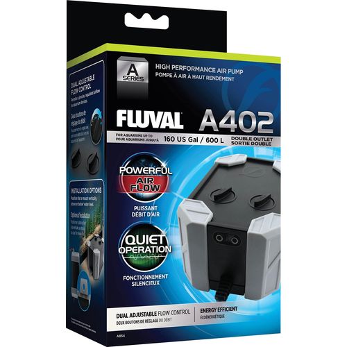 Fluval Serie A 402 Luftpumpe, 600 l