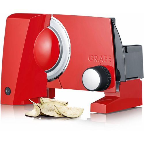 GRAEF Allesschneider "SLICED KITCHEN SKS S10003", rot, B:23cm H:24cm T:32,5cm, Allesschneider, mit Standfuß