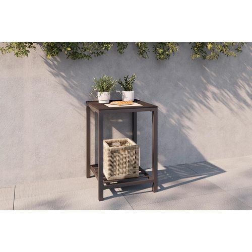 Ambia Garden Outdoorküche , Anthrazit , Metall, Kunststoff , einzeln stellbar , 60x84x61.5 cm , Gartenmöbel, Outdoor-Küchen