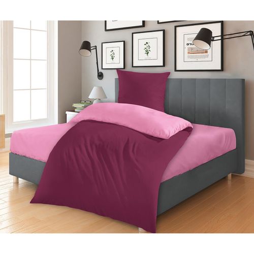 Dekor Cashmere Bettwäsche NG, Beere - 80x80 + 135x200cm
