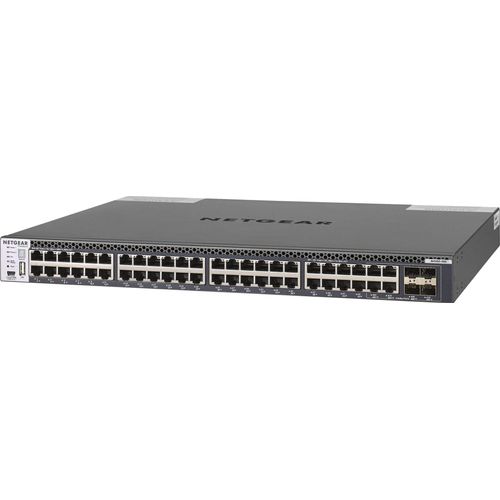 NETGEAR M4300-48X Managed L3 10G Ethernet (100/1000/10000) 1U Schwarz