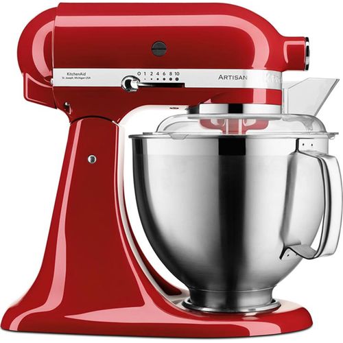 KitchenAid Artisan 5KSM185PS - 4,8 l - Rot - Leiter - 220 RPM - Schlagen - Kneten - Mixen - 1,45 m